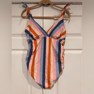 Isabel Maternity by Ingrid & Isabel Striped One Piece Swimsuit - Multicolor